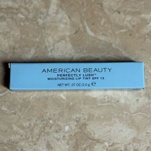 American Beauty Perfectly Lush Moisturizing Lip Tint SPF15 06 Pure Orchid NIB